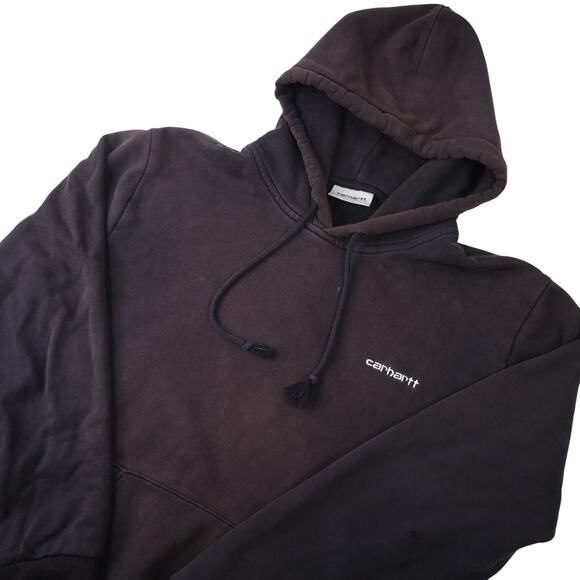 Distressed Carhartt WIP Work in Progress Hoodie - Picture 2 of 11